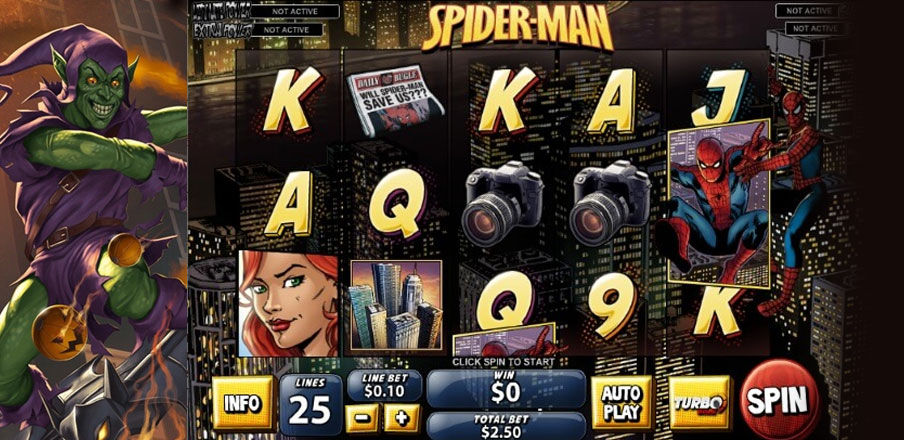 Spider-Man: Attack of the Green Goblin     Playtech   
